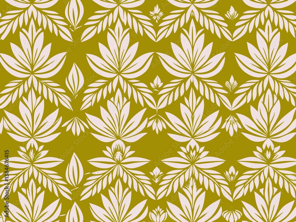 Fototapeta premium seamless floral background, seamless floral pattern, seamless pattern with flowers