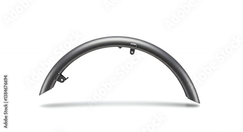 Close-up of a sleek, modern bicycle fender, reflecting minimalist design values