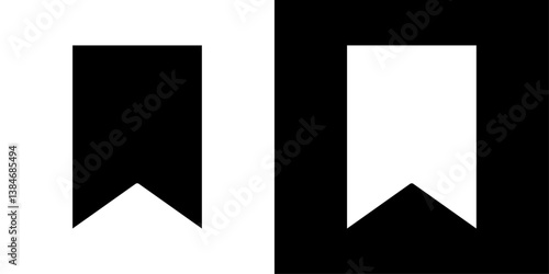 Save post icons vector set in solid flat style