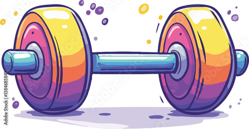 dumbbell vector art