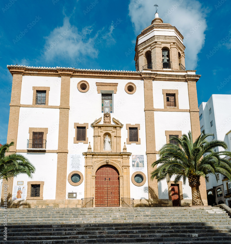 Fototapeta premium Ronda, Andalusia, Spain - Historic Church of Our Lady of Mercy