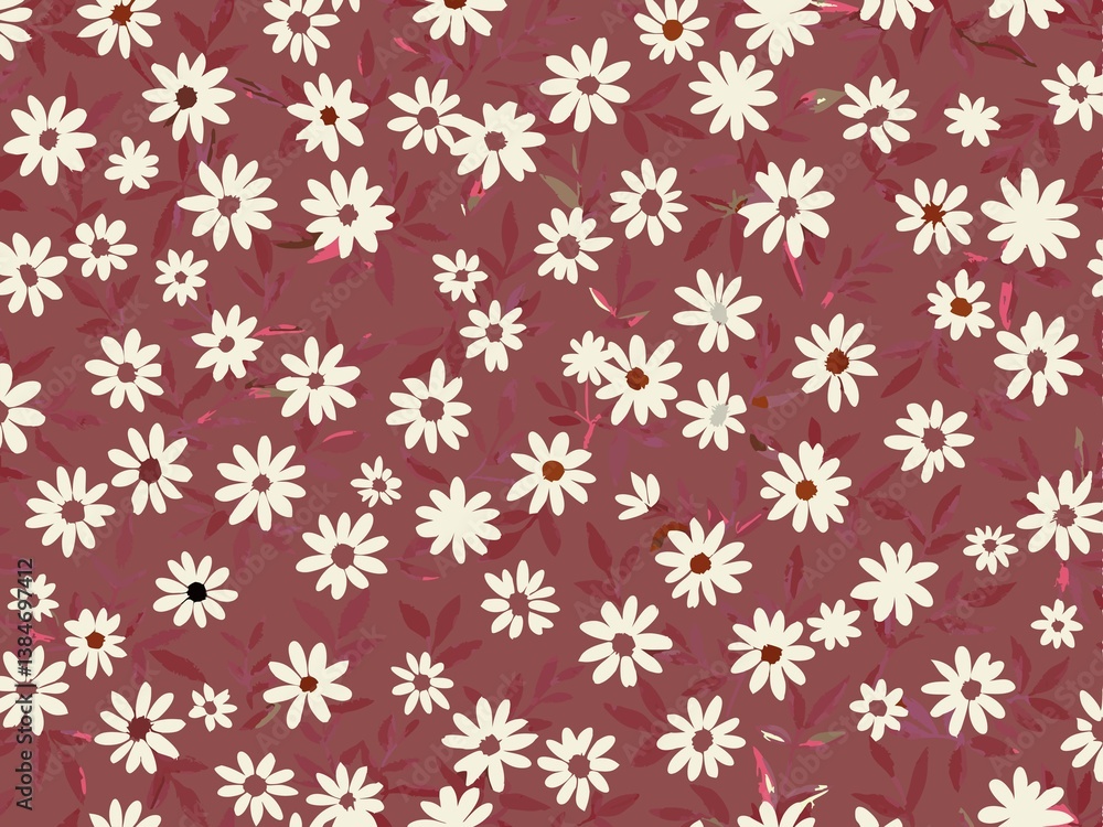 seamless floral pattern, seamless floral background, seamless pattern with leaves seamless floral pattern, seamless floral background, seamless pattern with leaves