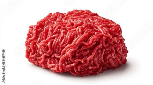 Fresh ground beef ready for cooking in a modern kitchen setting during daylight hours