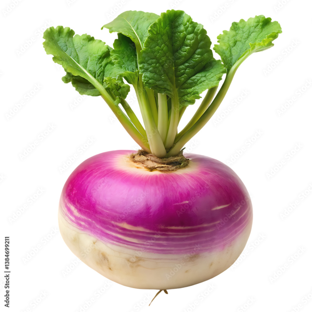 Fresh Purple Turnip Vegetable