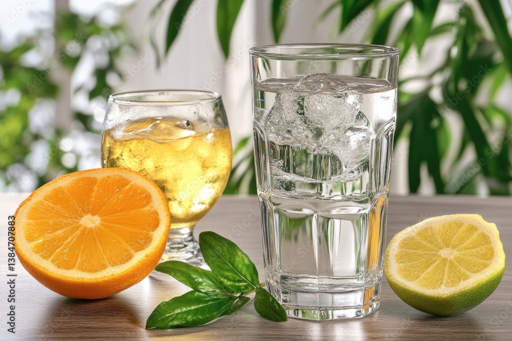 Refreshing drink & citrus Refreshing drink & citrus