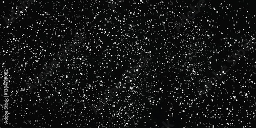 Starry night sky galaxy space background. 3D photo.Long cosmos with bright stars. Realistic milky way.Deep universe with constellation. Vector illustration.