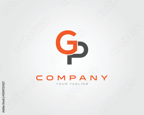Letter PG or GP abstract logo design icon vector template