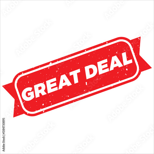 Great Deal Rubber Stamp Seal