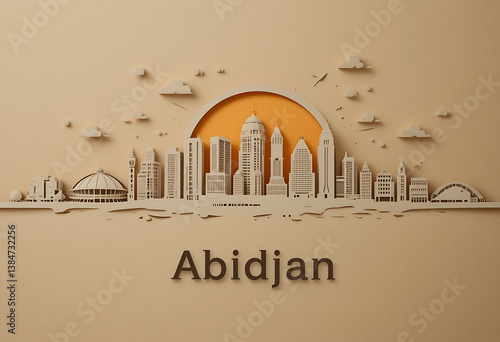 Abidjan City Skyline – Urban Landscape, Ivory Coast
