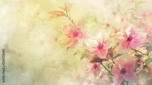 Watercolor-style illustration of spring flowers creating a soft background. stock photo --ar 16:9 --style raw --v 6 Job ID: 7cc75fba-02ac-43e9-b66f-a695a5b38e95