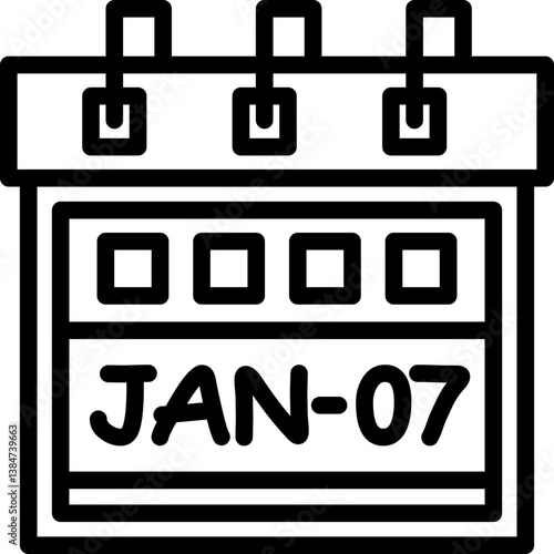 Seventh January Icon