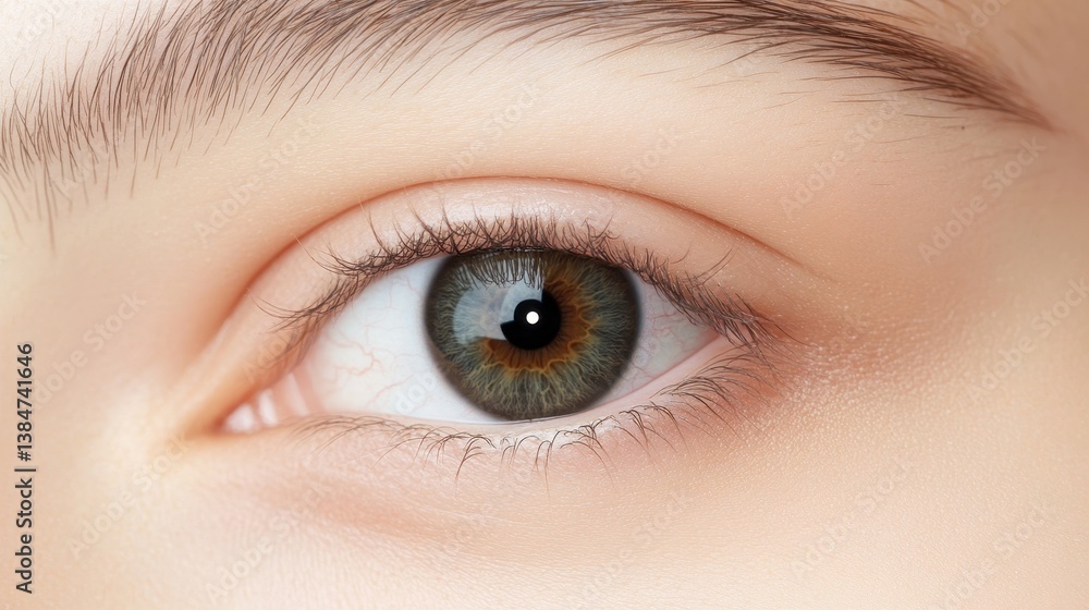Fototapeta premium Close - up of a human eye