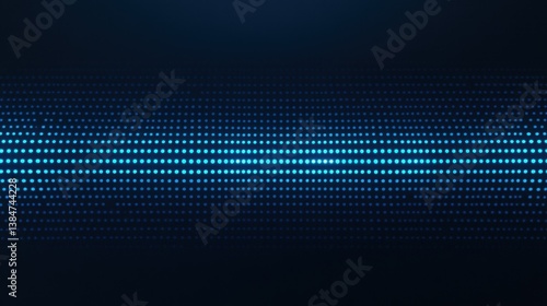 Blue digital dot pattern