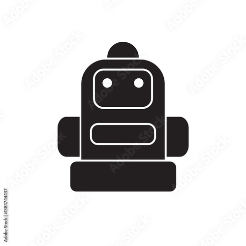 Minimalist Robot Icon