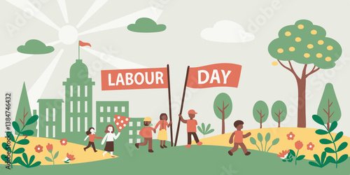 international World Labor Day Background 1 may vector illustration ,poster  ,cards ,