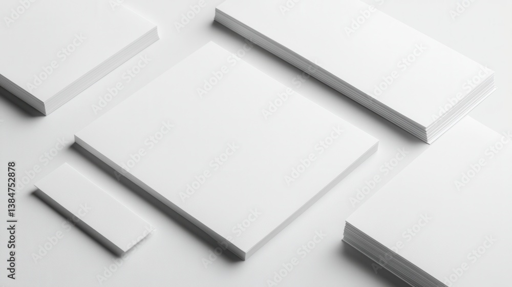 Blank business stationery set Blank business stationery set