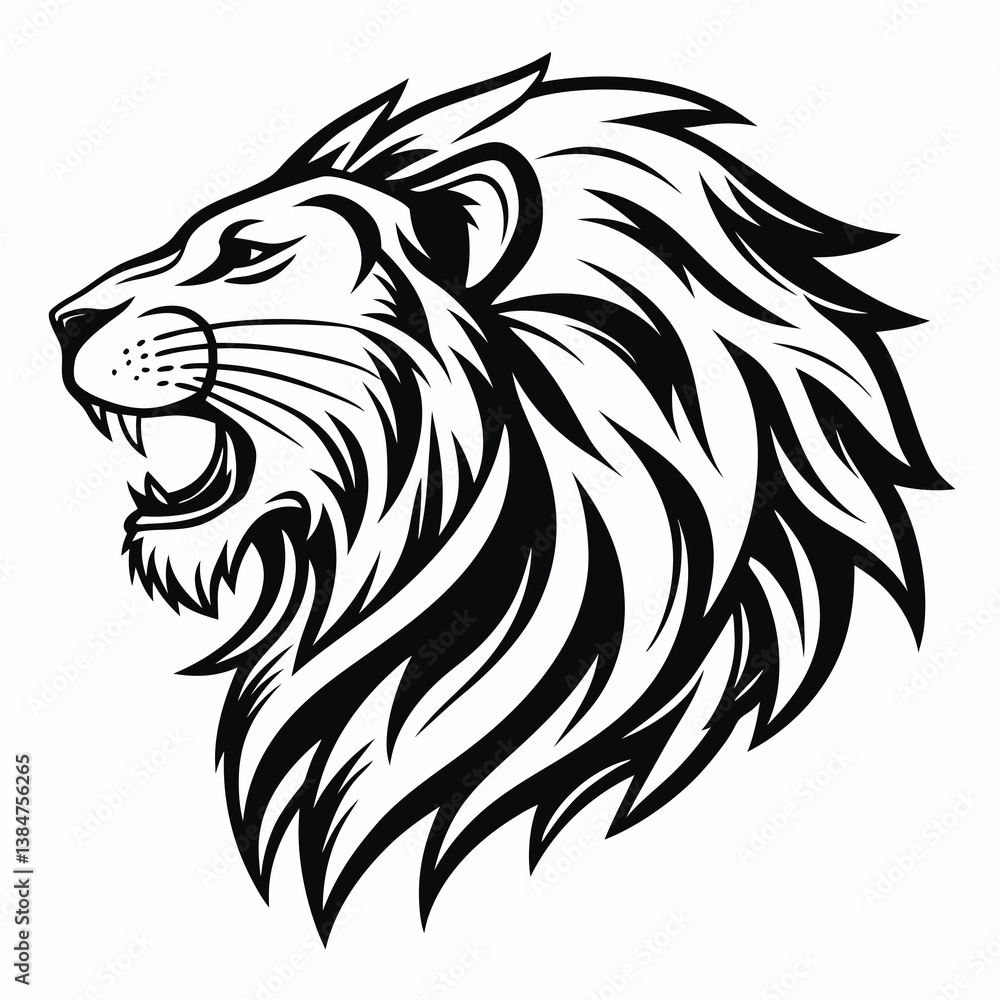 lion head vector illustration lion head vector illustration