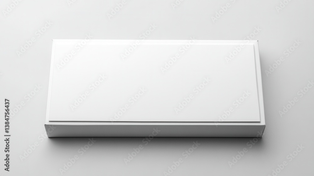 Fototapeta premium Blank white box mockup (8)