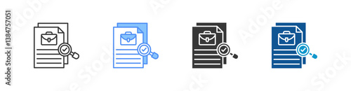 Job Multi Style Icon Sheet