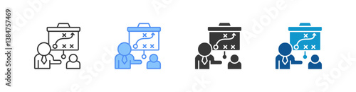 Strategy Multi Style Icon Sheet