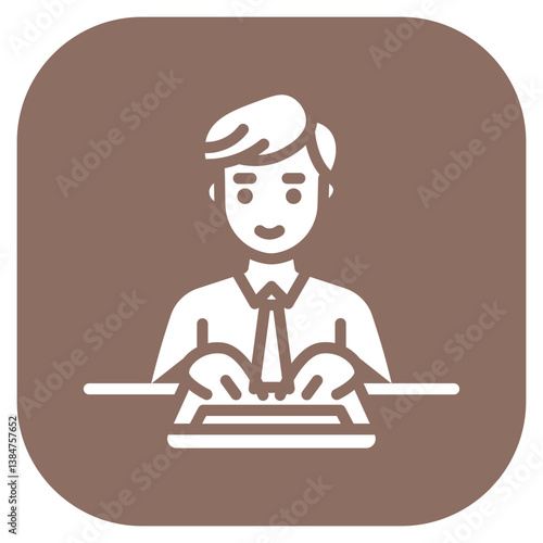 Screenwriter Vector Icon
