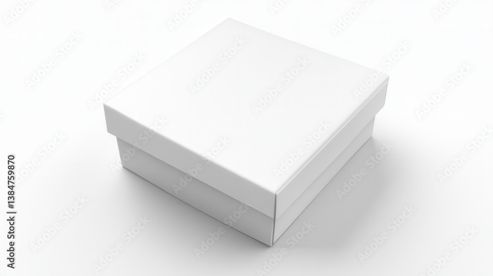 Fototapeta premium Blank white gift box (26)