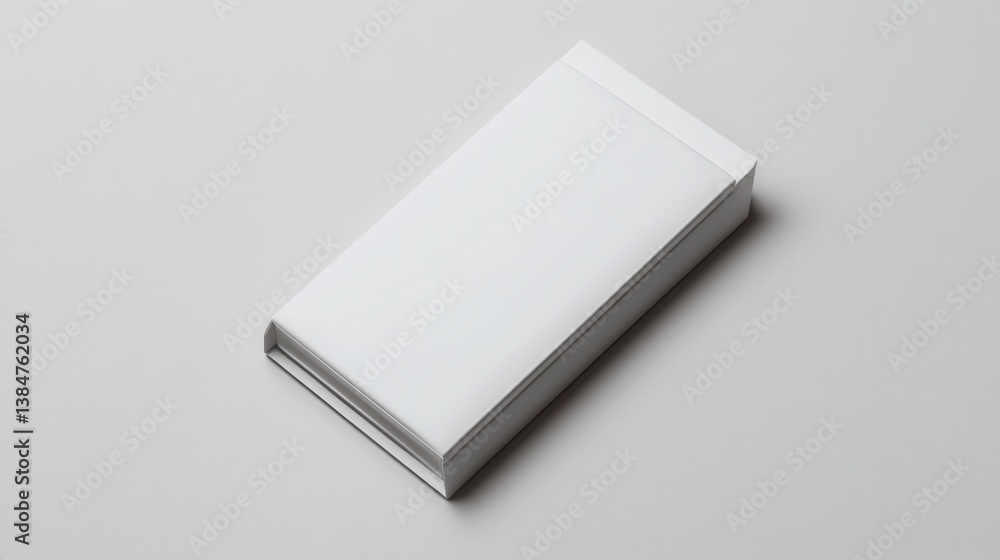 Blank white rectangular packaging Blank white rectangular packaging