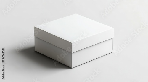 Blank white square gift box (8)