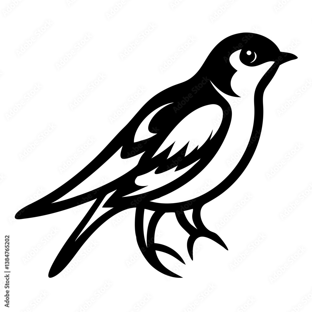 Obraz premium Barn Swallow vector