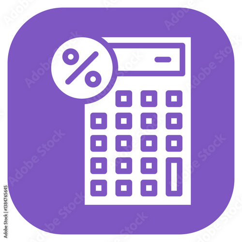 Loan Calculator Vector Icon