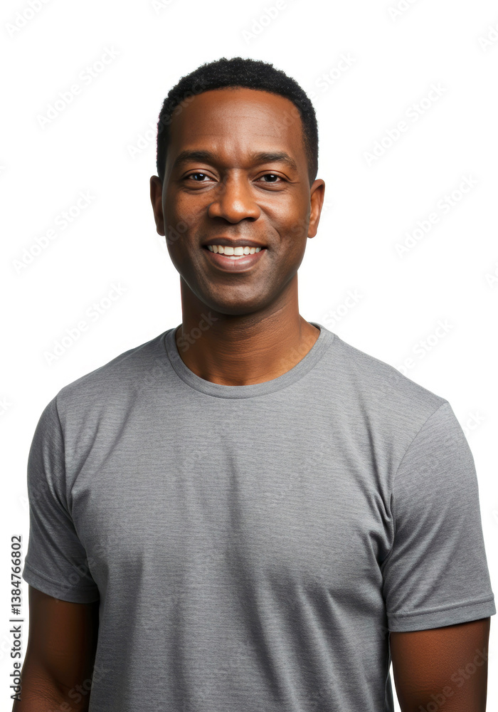 Obraz premium Middle-aged software developer in a sharp outfit, looking at the camera with ease