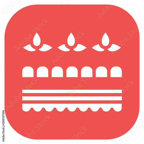 Lace Trim Vector Icon