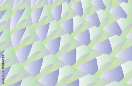geometric pattern illustration for decoration in gradient green color, background