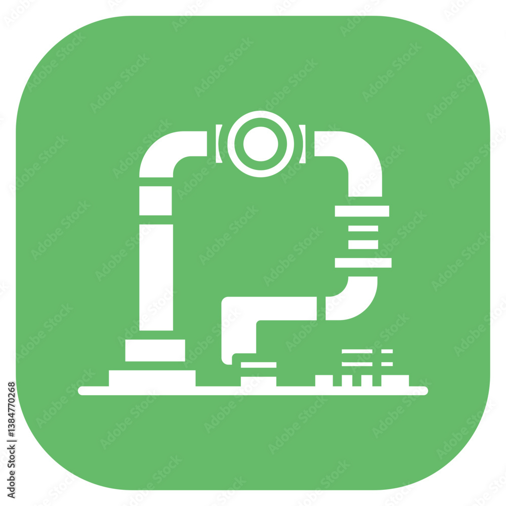 Fototapeta premium Offloading Hose Icon