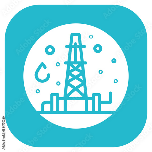 Hydraulic Fracturing Icon