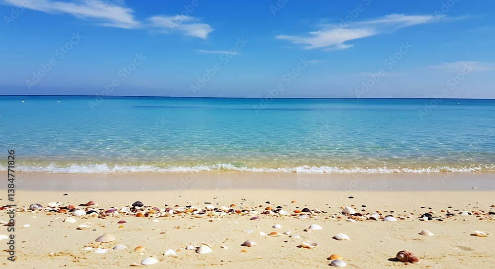 Azure Embrace: Coastal Serenity AI Generated Azure Embrace: Coastal Serenity AI Generated