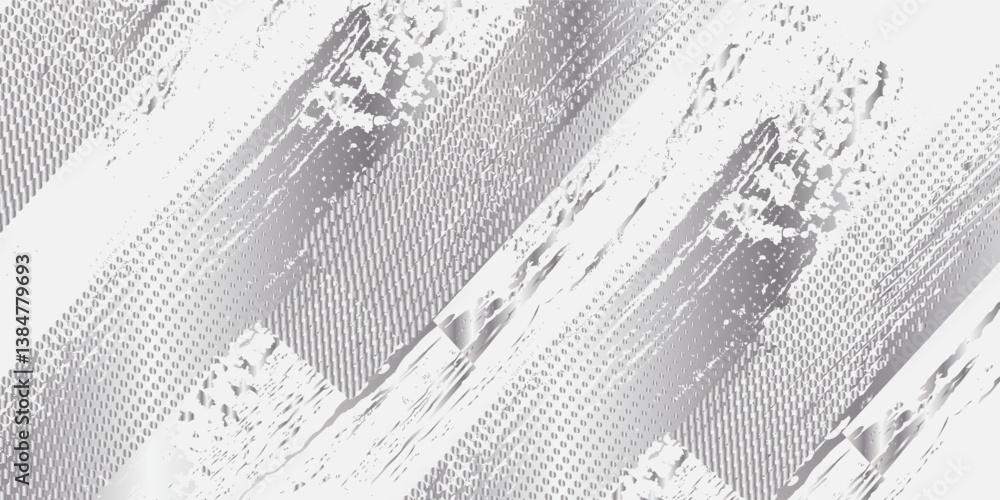 Obraz premium Elegant silver foil texture with distressed finish for luxury design. Abstract grunge metallic surface with scratches and smudges. Versatile golden backdrop for creative projects in fashio