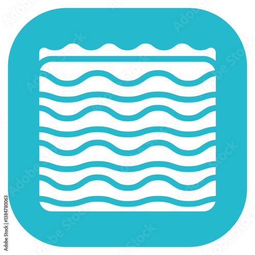 Bath Mat Vector Icon