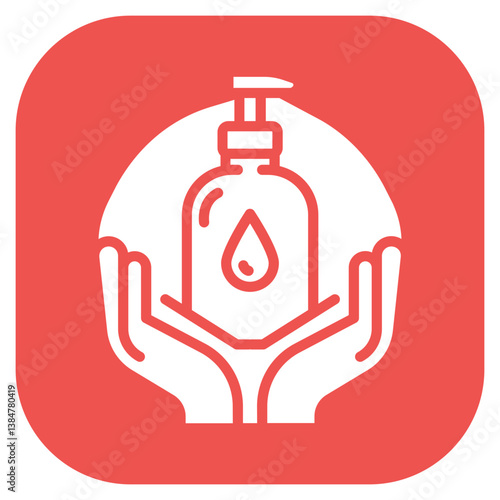 Hand Lotion Vector Icon