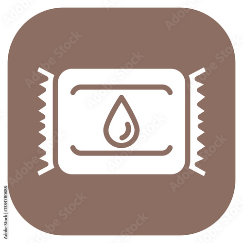 Wet Wipes Vector Icon