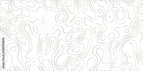 Minimal contour illustration inspired by natural elevation and abstract patterns

