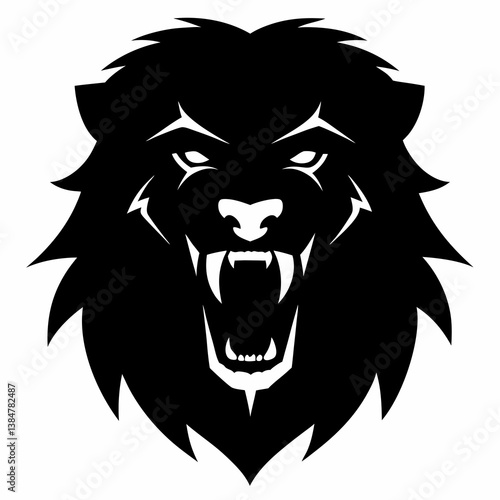 Wallpaper Mural lion head mascot Torontodigital.ca