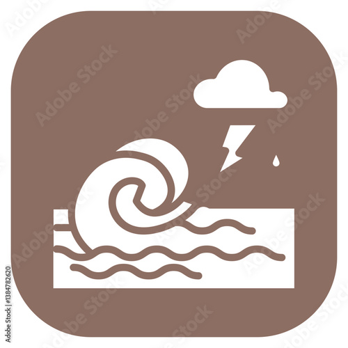 Cyclonic Storm Surge Icon