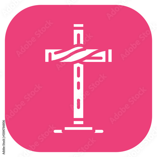 Processional Cross Vector Icon