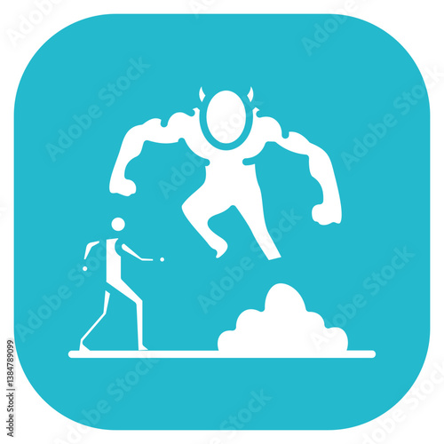 Boss Fight Vector Icon