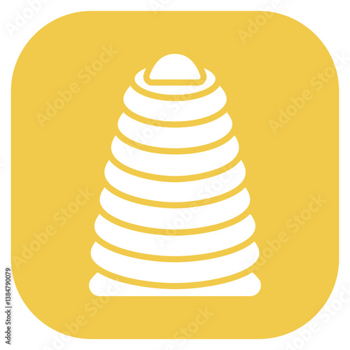 Rainbow Stacker Vector Icon