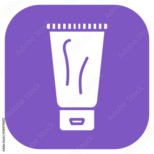 Baby Rash Cream Vector Icon