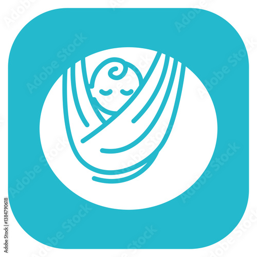 Baby Sling Vector Icon