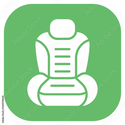 Car Seat Vector Icon