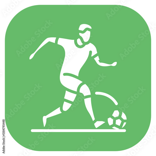 Soccer Dribbling Vector Icon